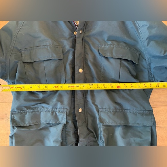 LL Bean vintage made in USA wool nylon Baxter State Park buffalo plaid check - L - Picture 3 of 8